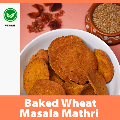 Baked Wheat Masala Mathri