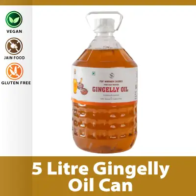 5 LTR Gingelly Oil Can 