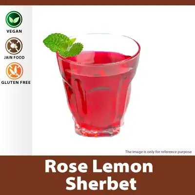 Rose Lemon Sherbet (makes 1 ltr)