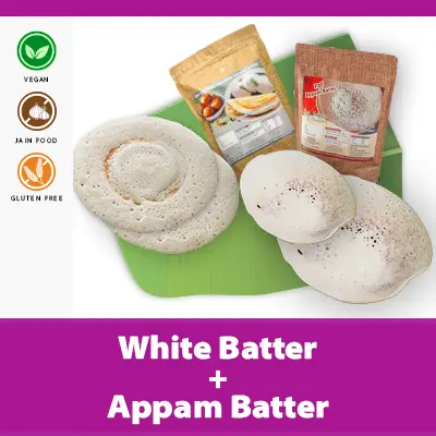 Appam + White batter combo