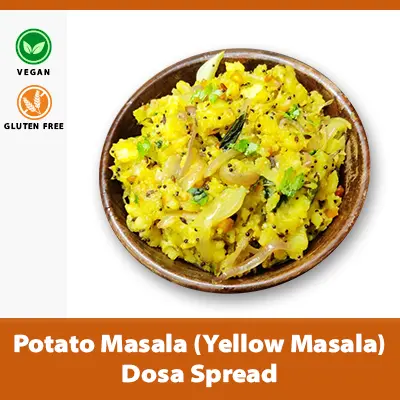 Potato Masala (Yellow) Dosa Spread