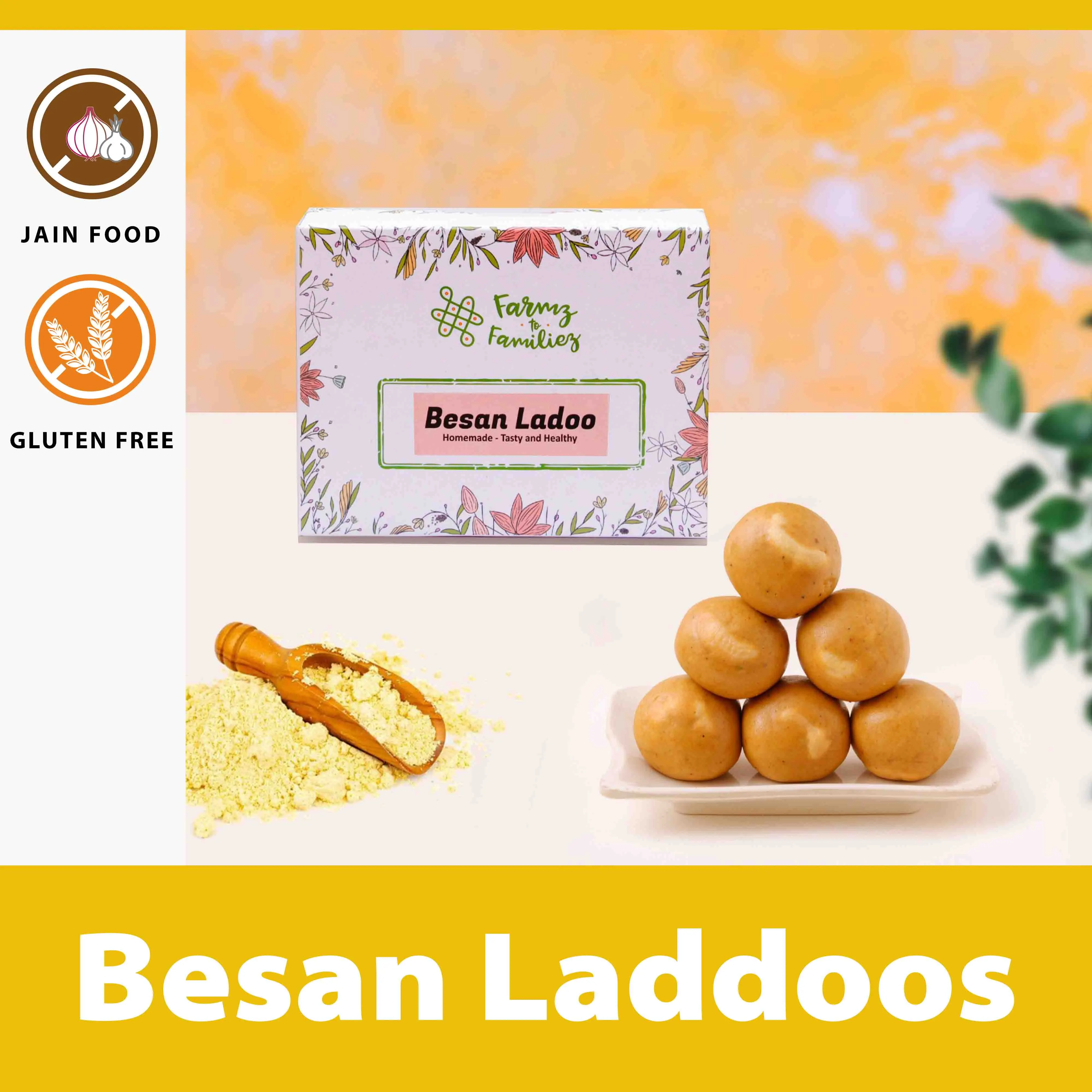 Besan Laddoos (6 pcs)